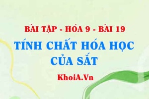 Bài tập Sắt (Fe): Giải bài 1, 2, 3, 4, 5 trang 60 SGK Hóa 9 bài 19